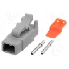 Conector auto, ATM, 2 pini, AMPHENOL - ATM06-2S-KIT01