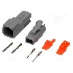 Conector auto, ATM, 2 pini, AMPHENOL - ATM2PS-CKIT