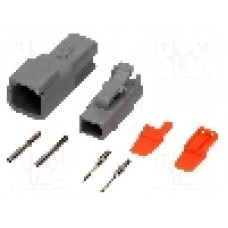 Conector auto, ATM, 2 pini, AMPHENOL - ATM2PS-CKIT