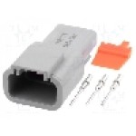 Conector auto, ATM, 3 pini, AMPHENOL - ATM04-3P-KIT01