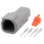 Conector auto, ATM, 4 pini, AMPHENOL - ATM04-4P-KIT01 Conector auto, ATM, 4 pini, AMPHENOL - ATM04-4P-KIT01