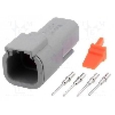 Conector auto, ATM, 4 pini, AMPHENOL - ATM04-4P-KIT01 Conector auto, ATM, 4 pini, AMPHENOL - ATM04-4P-KIT01