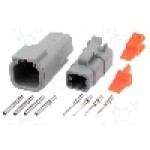 Conector auto, ATM, 4 pini, AMPHENOL - ATM4PS-CKIT
