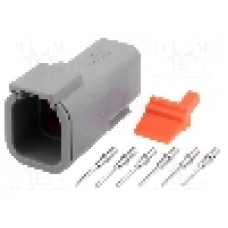 Conector auto, ATM, 6 pini, AMPHENOL - ATM04-6P-KIT01
