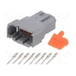 Conector auto, ATM, 8 pini, AMPHENOL - ATM04-08PA-KT01 Conector auto, ATM, 8 pini, AMPHENOL - ATM04-08PA-KT01