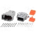 Conector auto, ATM, 8 pini, AMPHENOL - ATM8PS-CKIT