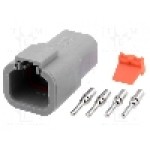 Conector auto, ATP, 4 pini, AMPHENOL - ATP04-4P-KIT01 Conector auto, ATP, 4 pini, AMPHENOL - ATP04-4P-KIT01