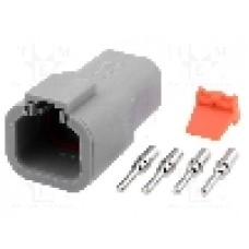 Conector auto, ATP, 4 pini, AMPHENOL - ATP04-4P-KIT01 Conector auto, ATP, 4 pini, AMPHENOL - ATP04-4P-KIT01