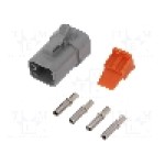 Conector auto, ATP, 4 pini, AMPHENOL - ATP06-4S-KIT01 Conector auto, ATP, 4 pini, AMPHENOL - ATP06-4S-KIT01