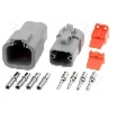 Conector auto, ATP, 4 pini, AMPHENOL - ATP4PS-CKIT