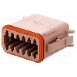 Conector auto, DT, 12 pini, DEUTSCH - DT06-12SD