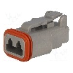 Conector auto, DT, 2 pini, DEUTSCH - DT06-2S