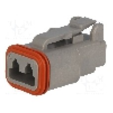 Conector auto, DT, 2 pini, DEUTSCH - DT06-2S