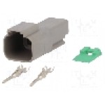 Conector auto, DT, 2 pini, DEUTSCH - S-DT 04-2 P
