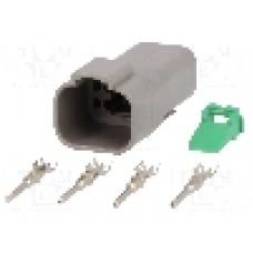 Conector auto, DT, 4 pini, DEUTSCH - S-DT 04-4 P