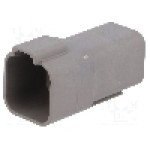 Conector auto, DT, 6 pini, DEUTSCH - DT04-6P