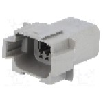 Conector auto, DT, 8 pini, DEUTSCH - DT04-08PA