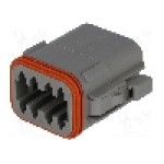 Conector auto, DT, 8 pini, DEUTSCH - DT06-08SA