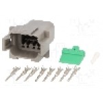 Conector auto, DT, 8 pini, DEUTSCH - S-DT 04-08 PA