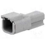 Conector auto, DTM, 2 pini, DEUTSCH - DTM04-2P