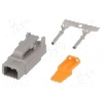 Conector auto, DTM, 2 pini, DEUTSCH - S-DTM 06-2 S