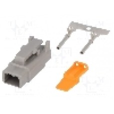 Conector auto, DTM, 2 pini, DEUTSCH - S-DTM 06-2 S