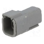 Conector auto, DTM, 6 pini, DEUTSCH - DTM04-6P