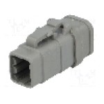 Conector auto, DTM, 6 pini, DEUTSCH - DTM06-6S-E007