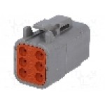 Conector auto, DTM, 6 pini, DEUTSCH - DTM06-6S