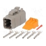 Conector auto, DTM, 6 pini, DEUTSCH - S-DTM 06-6 S