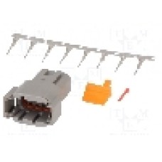 Conector auto, DTM, 8 pini, DEUTSCH - S-DTM 04-08 PA