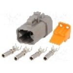 Conector auto, DTP, 4 pini, DEUTSCH - S-DTP 06-4 S