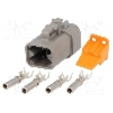 Conector auto, DTP, 4 pini, DEUTSCH - S-DTP 06-4 S