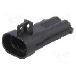 Conector auto, Ducon 6.3, 2 pini, APTIV - 15344054