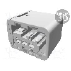 Conector auto, Heavy Duty Sealed Connector Systems (HDSCS), 3 pini, TE Connectivity - 1-1418448-1