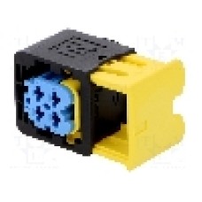 Conector auto, Heavy Duty Sealed Connector Systems (HDSCS), 4 pini, TE Connectivity - 4-1418390-1