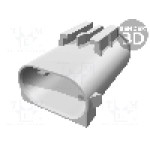 Conector auto, Micro Quadlock System, 6 pini, TE Connectivity - 7-967587-3