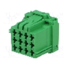 Conector auto, Multiple Contact Point (MCP) 2,8, 12 pini, TE Connectivity - 8-968972-1