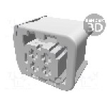 Conector auto, Multiple Contact Point (MCP) 2,8, 4 pini, TE Connectivity - 1-1418390-1