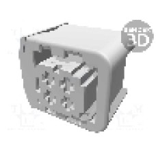 Conector auto, Multiple Contact Point (MCP) 2,8, 4 pini, TE Connectivity - 1-1418390-1
