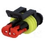 Conector auto, Superseal 1.5, 2 pini, TE Connectivity - 282080-1