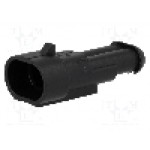 Conector auto, Superseal 1.5, 2 pini, TE Connectivity - 282104-1