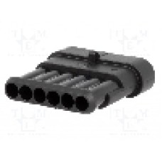Conector auto, Superseal 1.5, 6 pini, TE Connectivity - 282108-1