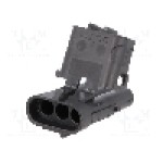Conector auto, Weather Pack, 3 pini, APTIV - 12010717