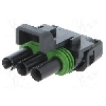 Conector auto, Weather Pack, 3 pini, APTIV - 12020829