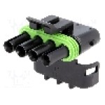 Conector auto, Weather Pack Tower, 4 pini, APTIV - 12015797