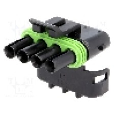 Conector auto, Weather Pack Tower, 4 pini, APTIV - 12015797