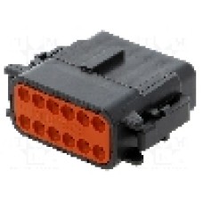 Conector auto, serie DTM, mama, pe cablu, DEUTSCH - DTM06-12SB