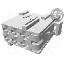 Conector auto, serie Junior Power Timer, mama, pe cablu, TE Connectivity - 1-965640-3