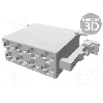 Conector auto, serie Junior Timer, mama, {{Montare mecanica}}, TE Connectivity - 963121-1